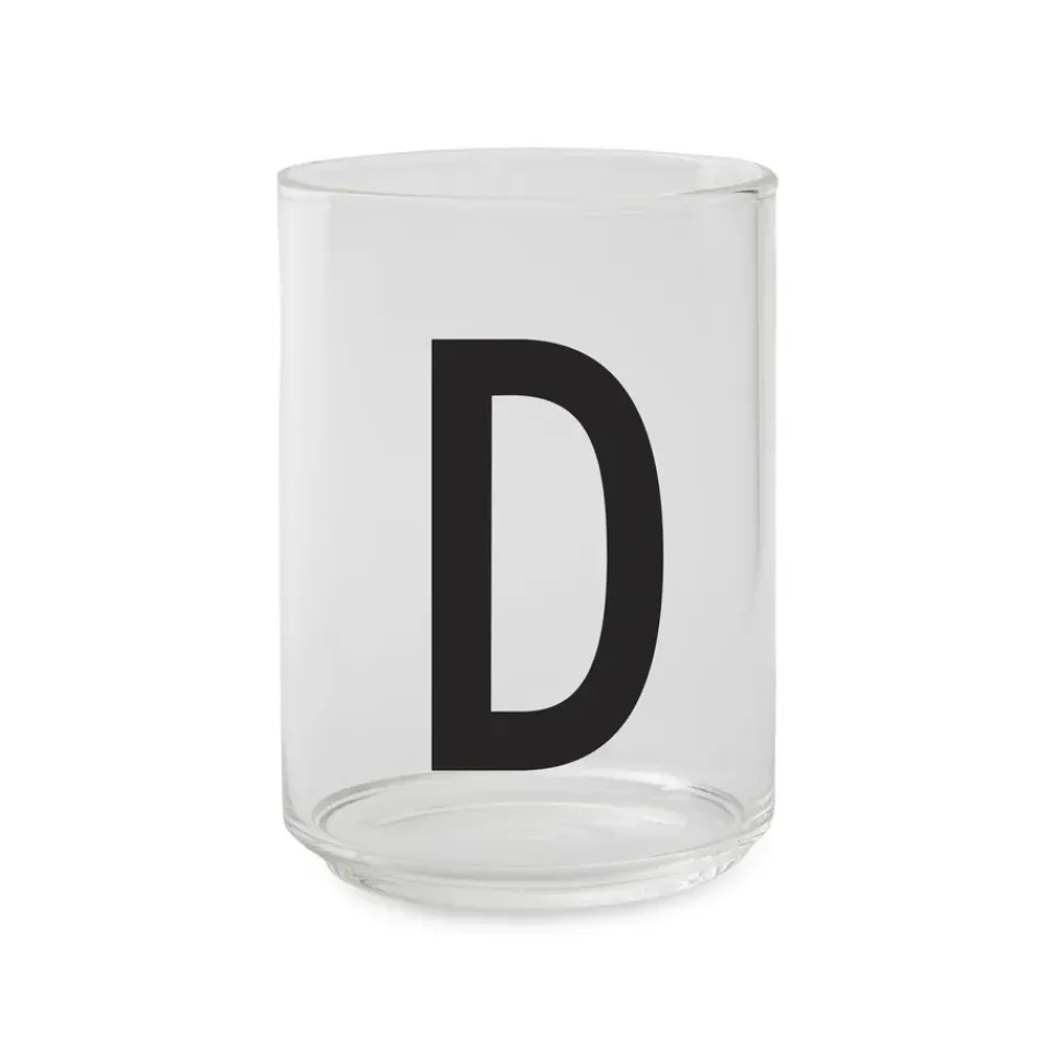 Design Letters glass, D Transparent Outlet