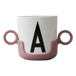 Design Letters handle for cup, Ash rose Pink New