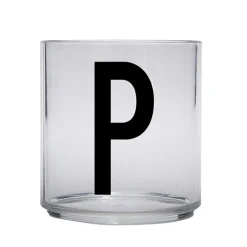 Design Letters Kids glass, P Transparent Best