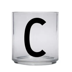 Design Letters Kids glass, C Transparent Best
