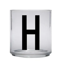 Design Letters Kids glass, H Transparent New