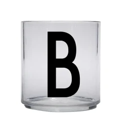 Design Letters Kids glass, B Transparent Hot