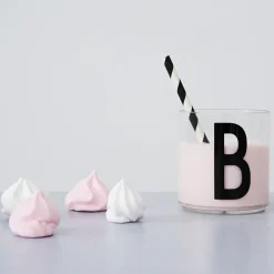 Design Letters Kids glass, B Transparent Hot