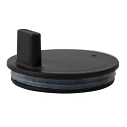 Design Letters lid for tritan glass, Black Best