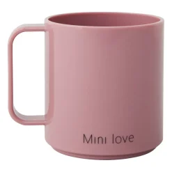 Design Letters Mini Love cup with handle, Ash rose Pink Discount
