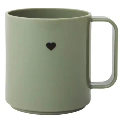 Design Letters Mini Love cup with handle, Olive Green Online