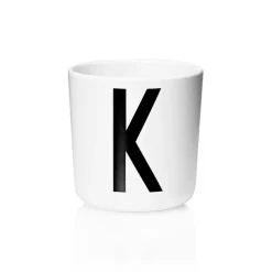 Design Letters personlised cup eco, K White Hot