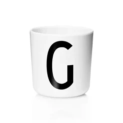 Design Letters personlised cup eco, G White Outlet