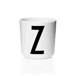 Design Letters personlised cup eco, Z White