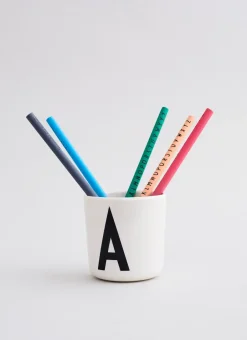 Design Letters personlised cup eco, A White