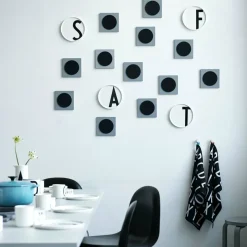 Design Letters plate, L White Clearance