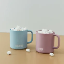 Design Letters sibling cup, Brother Blue Hot