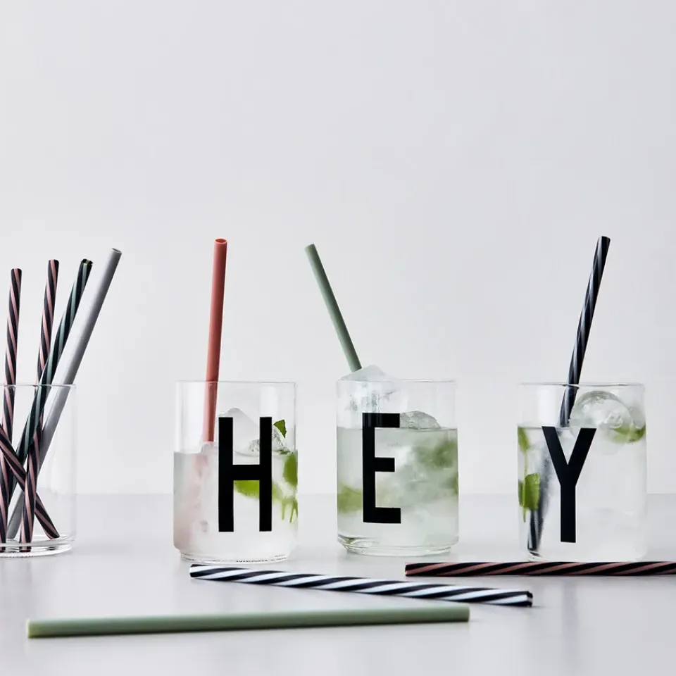 Design Letters straw 10-pack, Multi Discount