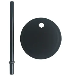 Design Letters straw with lid, Black Outlet