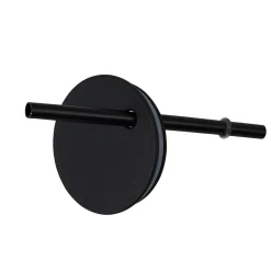 Design Letters straw with lid, Black Outlet