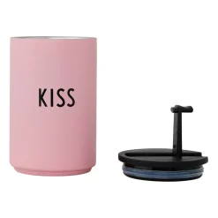 Design Letters thermal mug, -kiss Pink