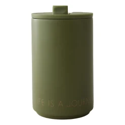 Design Letters thermal mug, Forest Green Outlet