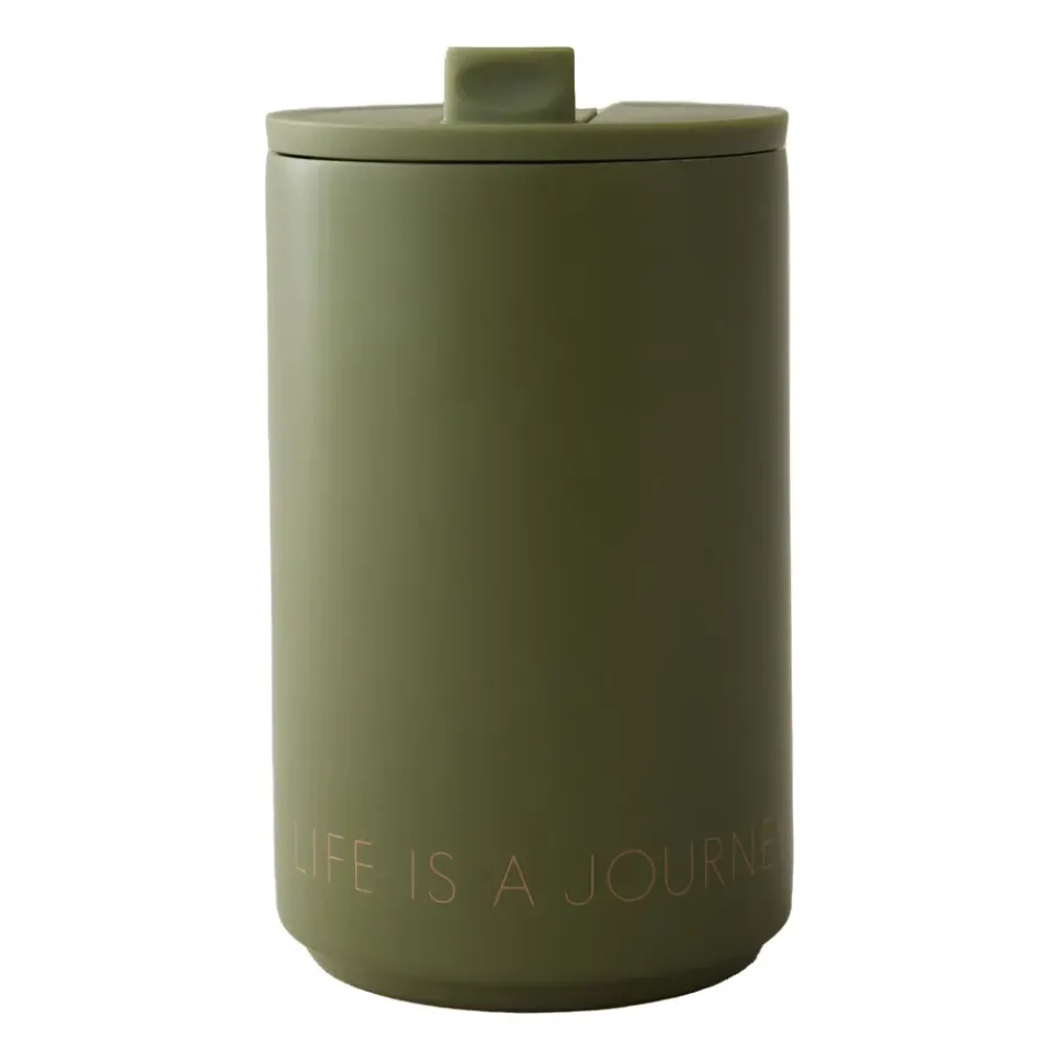 Design Letters thermal mug, Forest Green Outlet