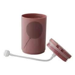 Design Letters thermos mug with straw 33 cl, Ash rose Pink Clearance