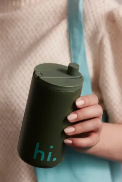 Design Letters travel mug 35 cl, Hi-myrtle Green Clearance