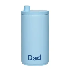 Design Letters travel mug 35 cl, Dad-Light Blue