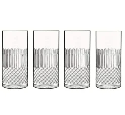Luigi Bormioli Diamante Beer glass/Longdrink glass 4-pack, 48 cl Transparent New