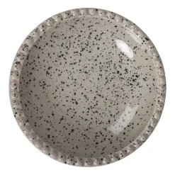 Sagaform Ditte deep serving plate, grey-black BlackGrey Discount