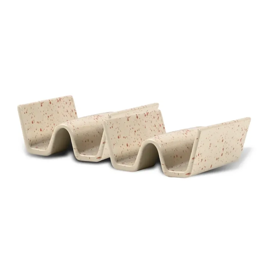 Sagaform Ditte taco stand 2-pack, -burgundy Beige Outlet