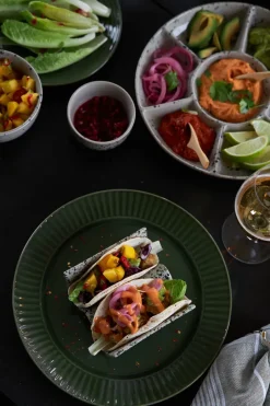 Sagaform Ditte taco stand 2-pack, grey-black BlackGrey Discount