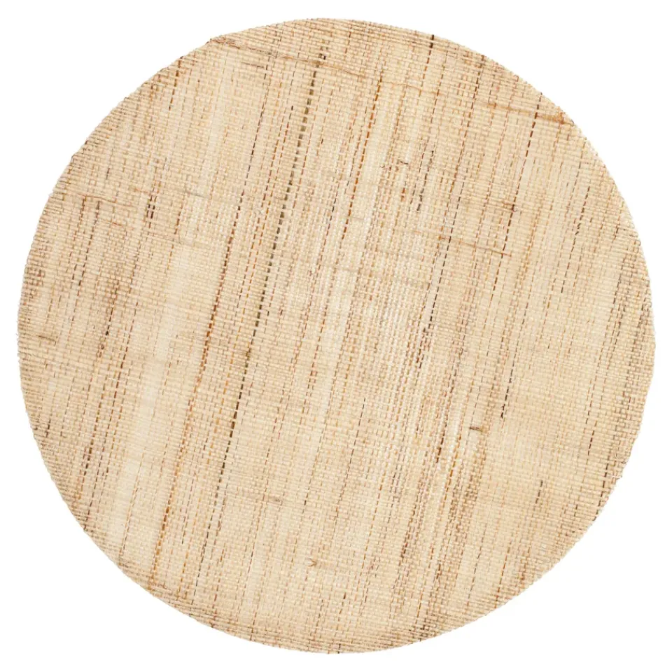 Dixie linen placemat round, Natural Beige Online