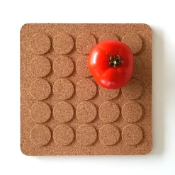 Born In Sweden Dots square trivet 20x20 cm, Brown Best