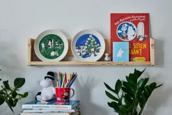 Moomin Arabia Drawing & Christmas Moomin plate 2 pieces, Ø19 cm Multi New