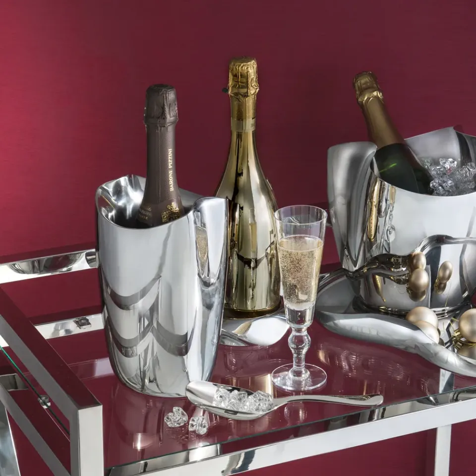 Robert Welch Drift double walled wine cooler, stainless steel Silver-coloured Online