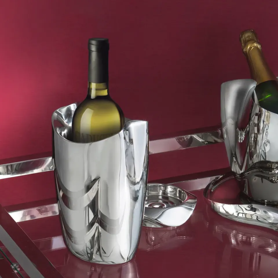 Robert Welch Drift double walled wine cooler, stainless steel Silver-coloured Online