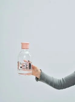 RIG-TIG DRINK-IT Moomin ABC water bottle 0.5 liter, Salmon Pink Clearance