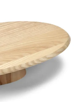 Serax Dune 04 cake plate low 20x34 cm, Ash Brown
