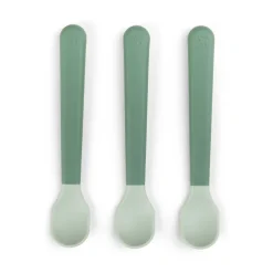 Done by deer Easy-grip foodie spoon 3-pack, Green New
