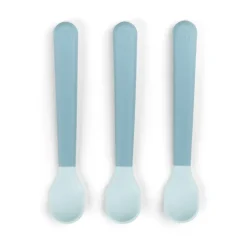 Done by deer Easy-grip foodie spoon 3-pack, Blue