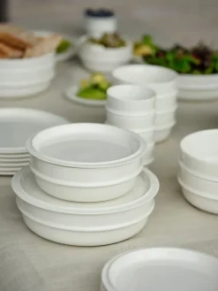 Zone Denmark Eau plate Ø20 cm, Off- White Discount