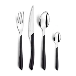 Amefa Eclat cutlery set 16 pieces, Black Outlet