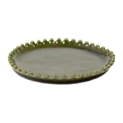 Olsson & Jensen Eden plate Ø23 cm, Green Online