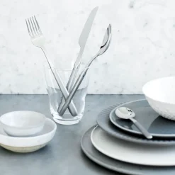 Gense Ehra cutlery, 16 pieces Silver-coloured