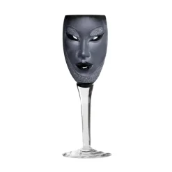 Målerås Glasbruk Electra wine glass, Black Best