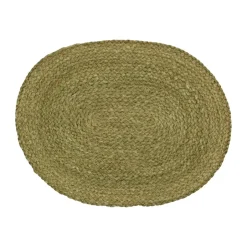 Dixie Elin placemat oval, Avocado Green New