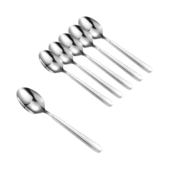 Dorre Elisabeth dessert spoon 6-pack, Stainless steel Silver-coloured New