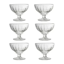 La Rochère Elise bowl on foot 40 cl 6-pack, Clear Transparent Discount