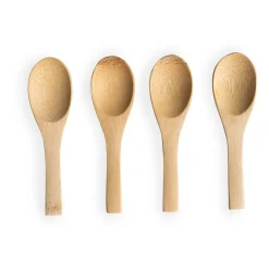 Sagaform Ellen spoon 4-pack, Brown Hot
