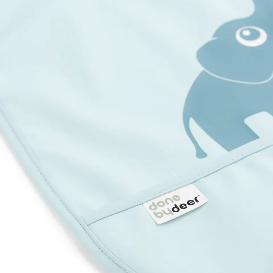 Done by deer Elphee bib with velcro 2-pack, Blue New