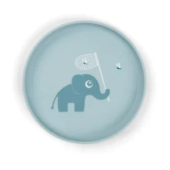 Done by deer Elphee foodie children's plate Ø20 cm, Blue Sale