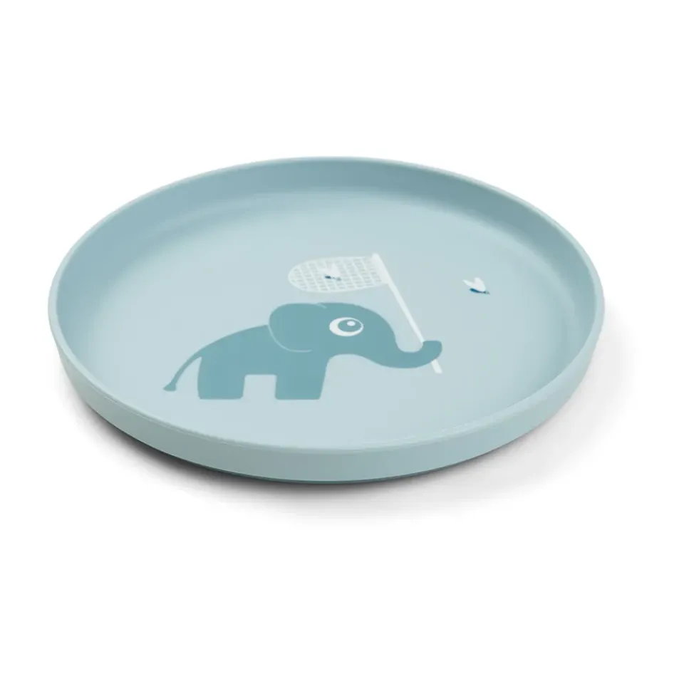Done by deer Elphee foodie children's plate Ø20 cm, Blue Sale
